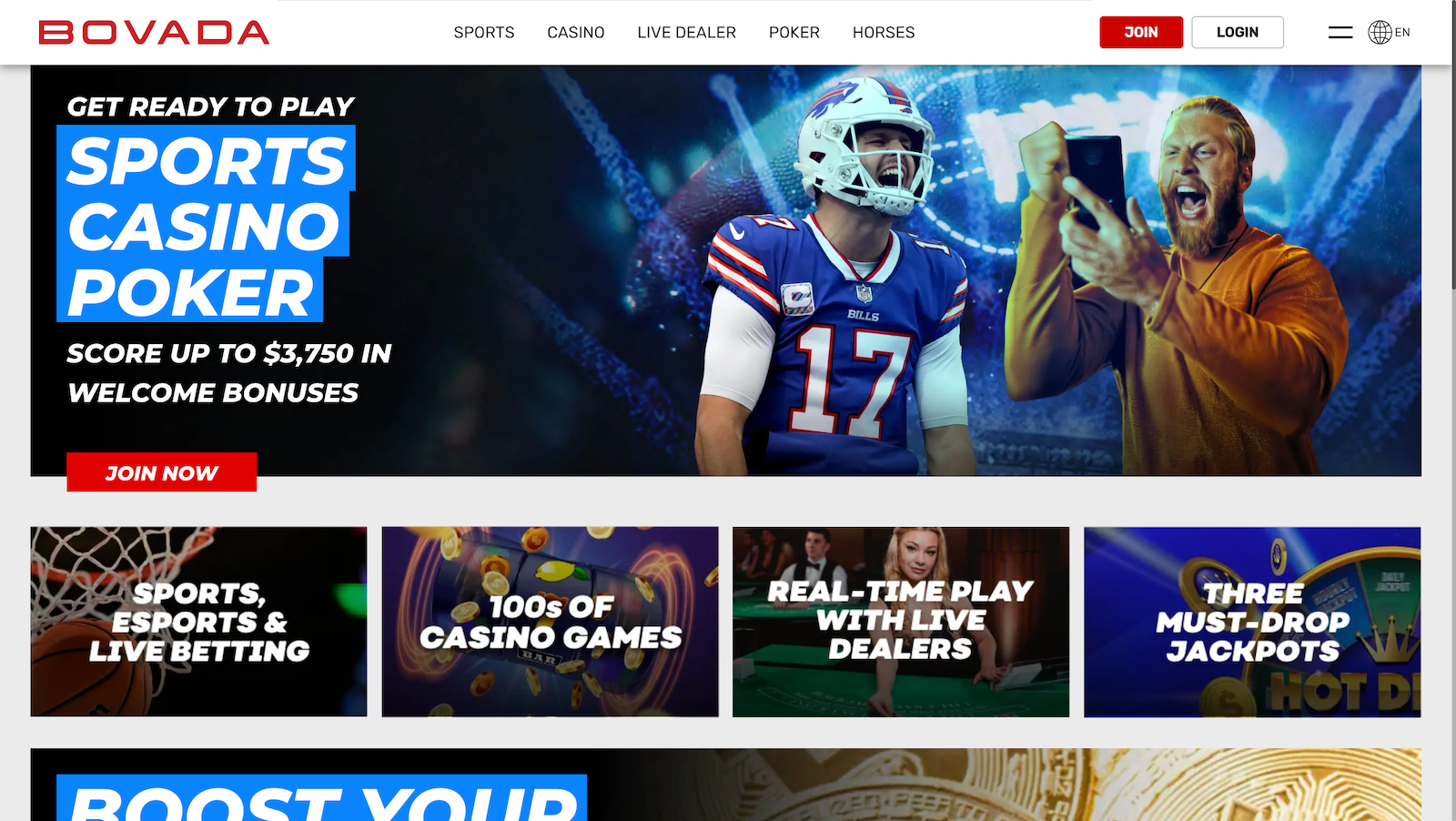 Bovada app on mobile